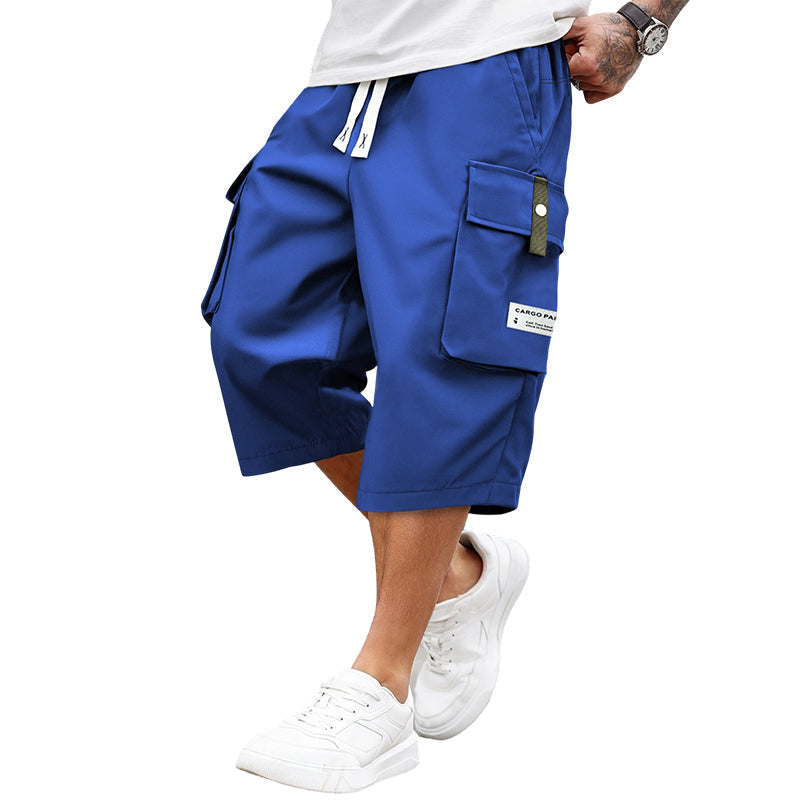 👖 Pantalones Capri de Carga para Hombre – Cordón Ajustable, Estilo Casual y Máxima Comodidad ✨💪
