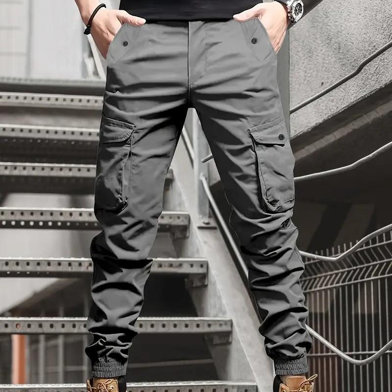 Pantalones cargo tácticos urbanos con corte cónico