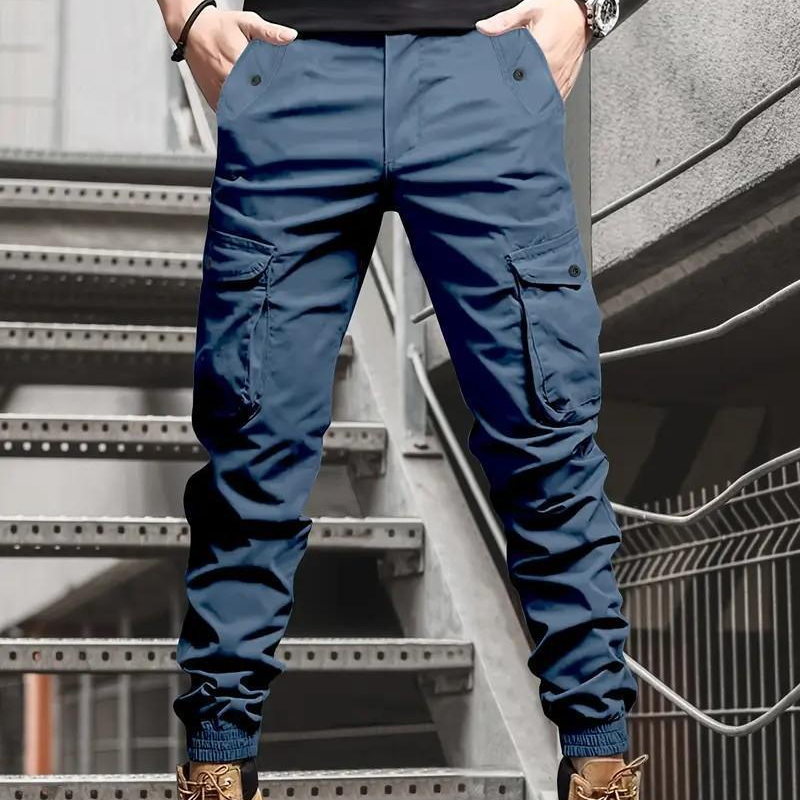 Pantalones cargo tácticos urbanos con corte cónico