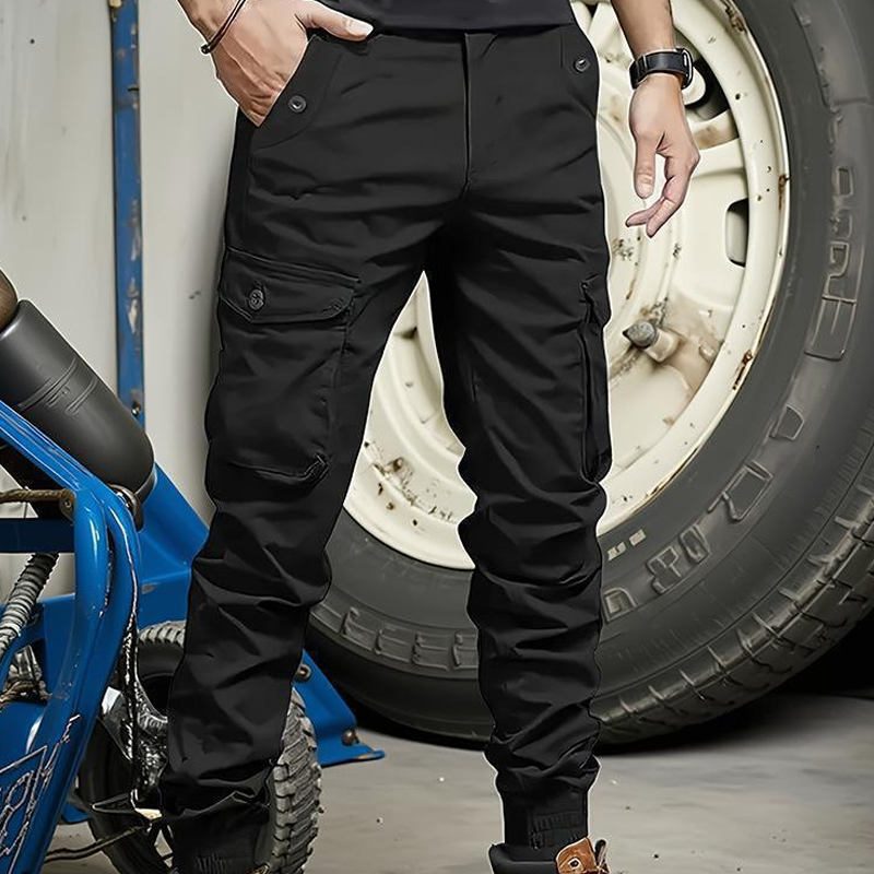 Pantalones cargo tácticos urbanos con corte cónico