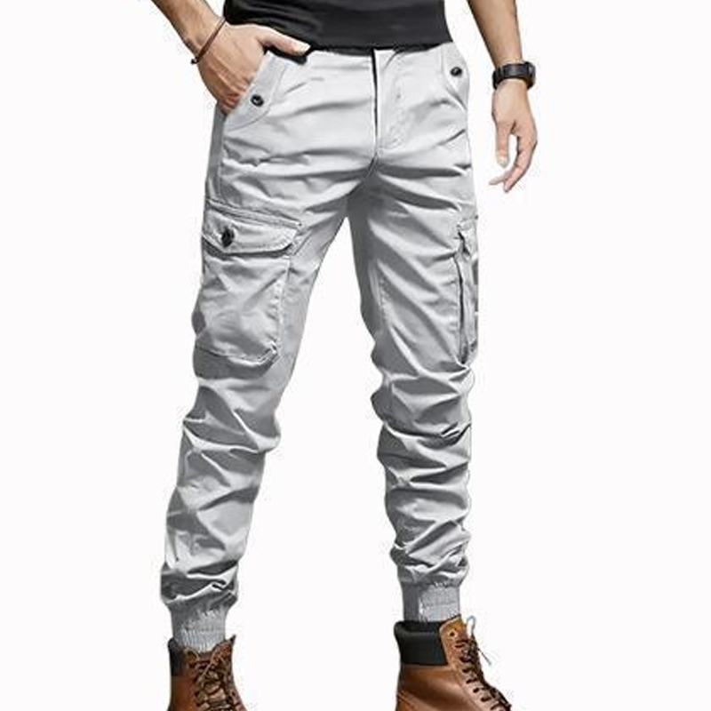 Pantalones cargo tácticos urbanos con corte cónico