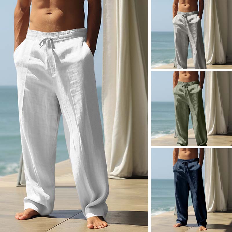 🔥ÚLTIMO DÍA: 50% DE DESCUENTO👖 Pantalones casuales para hombre, corte recto y holgado