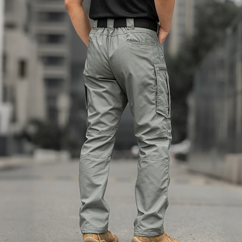 Pantalones cargo duraderos para hombre con múltiples bolsillos