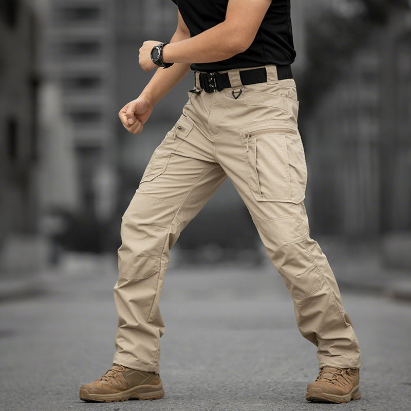 Pantalones cargo duraderos para hombre con múltiples bolsillos