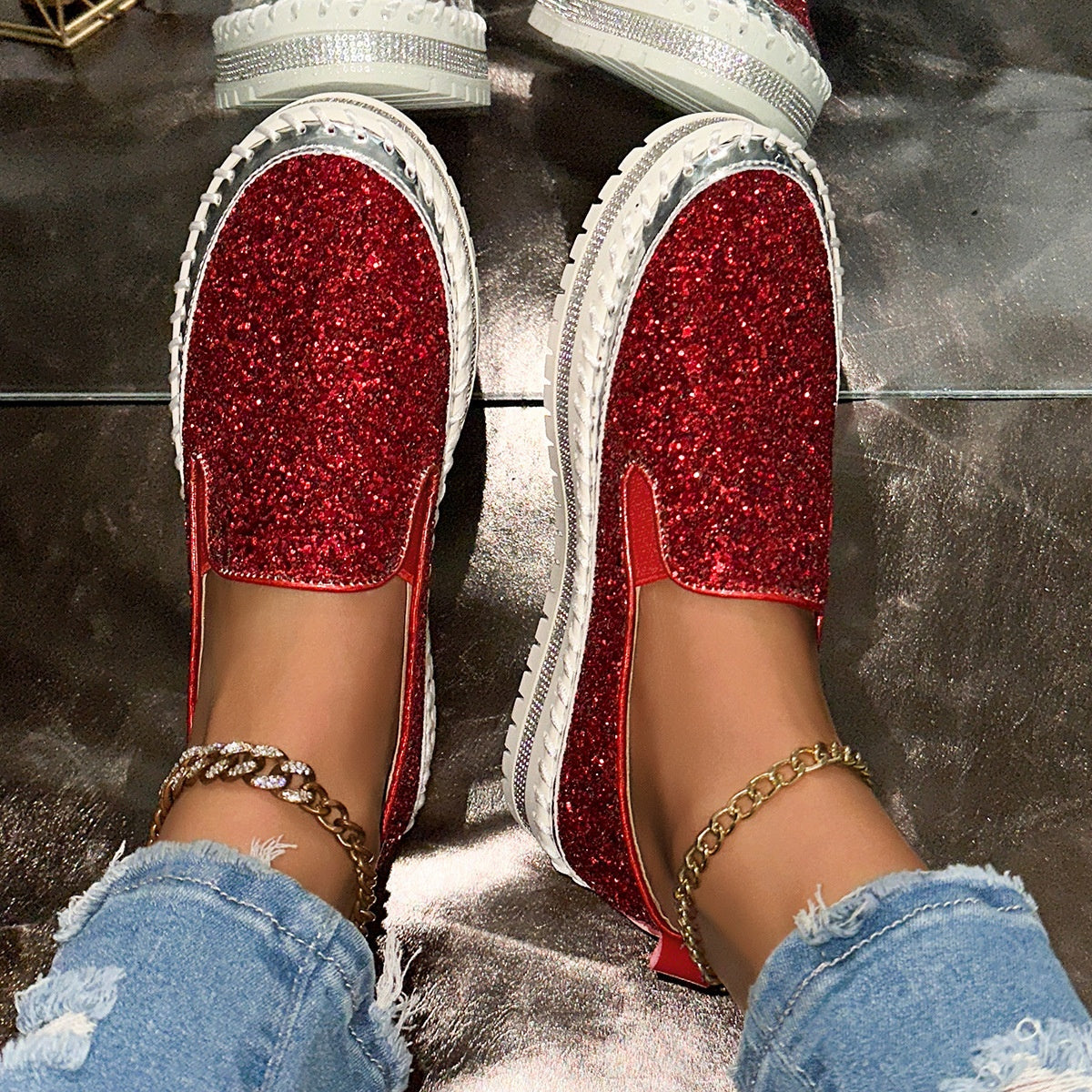 ⏳ 50% de descuento por tiempo limitado ⏰ Zapatos casuales y cómodos sin cordones para mujer ✨🥿