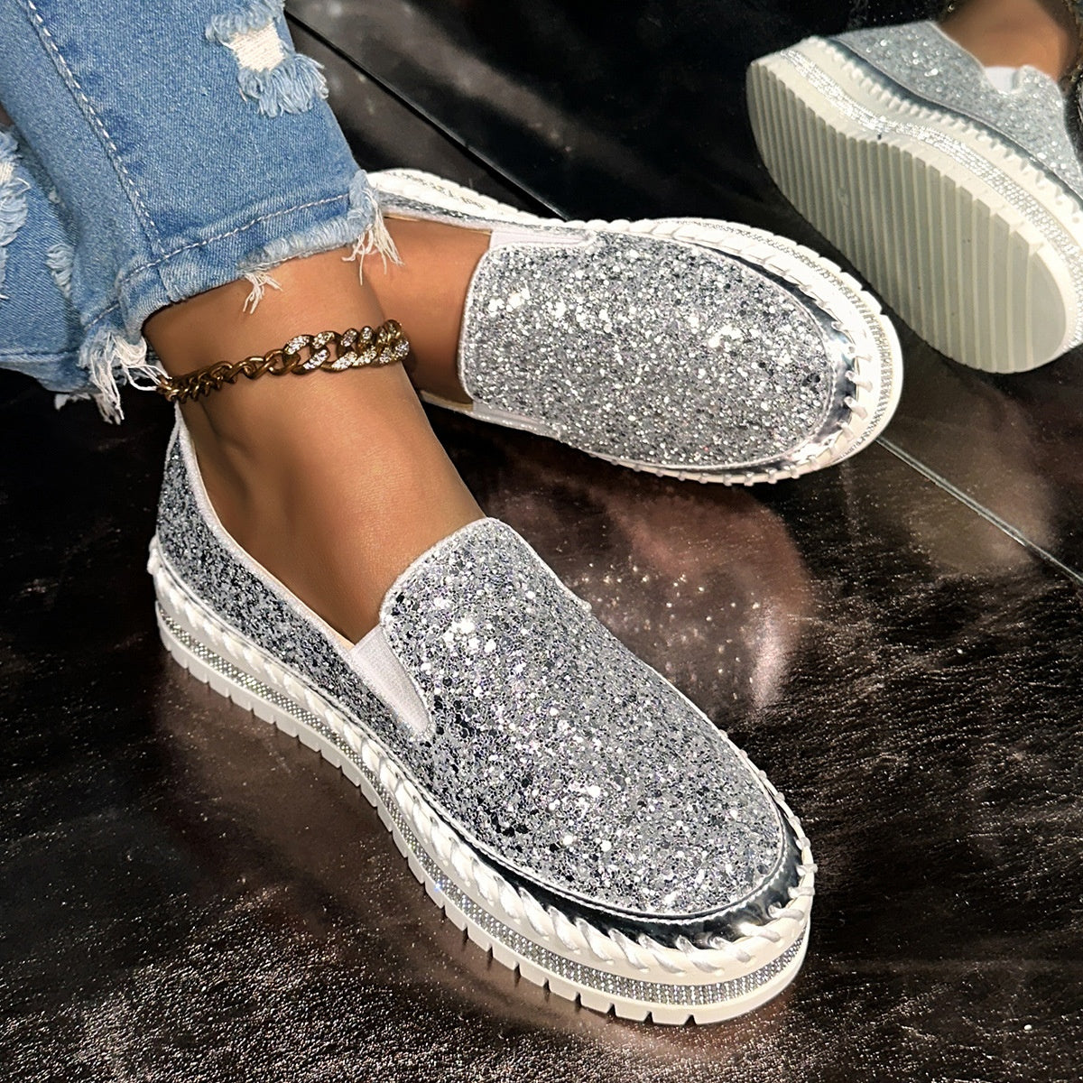 ⏳ 50% de descuento por tiempo limitado ⏰ Zapatos casuales y cómodos sin cordones para mujer ✨🥿