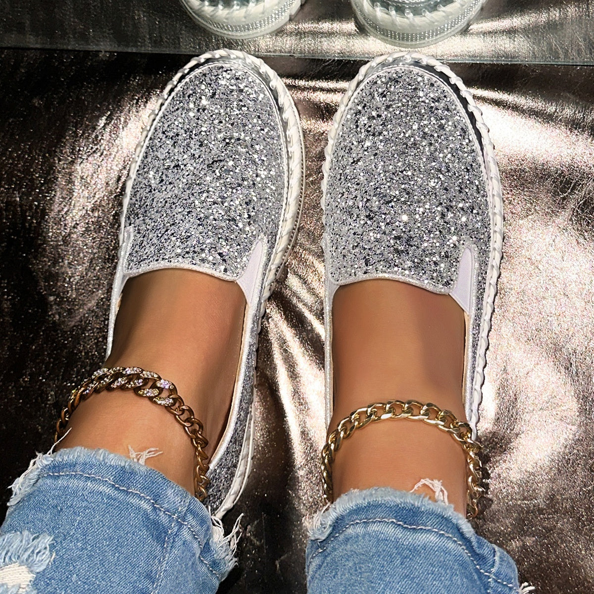 ⏳ 50% de descuento por tiempo limitado ⏰ Zapatos casuales y cómodos sin cordones para mujer ✨🥿