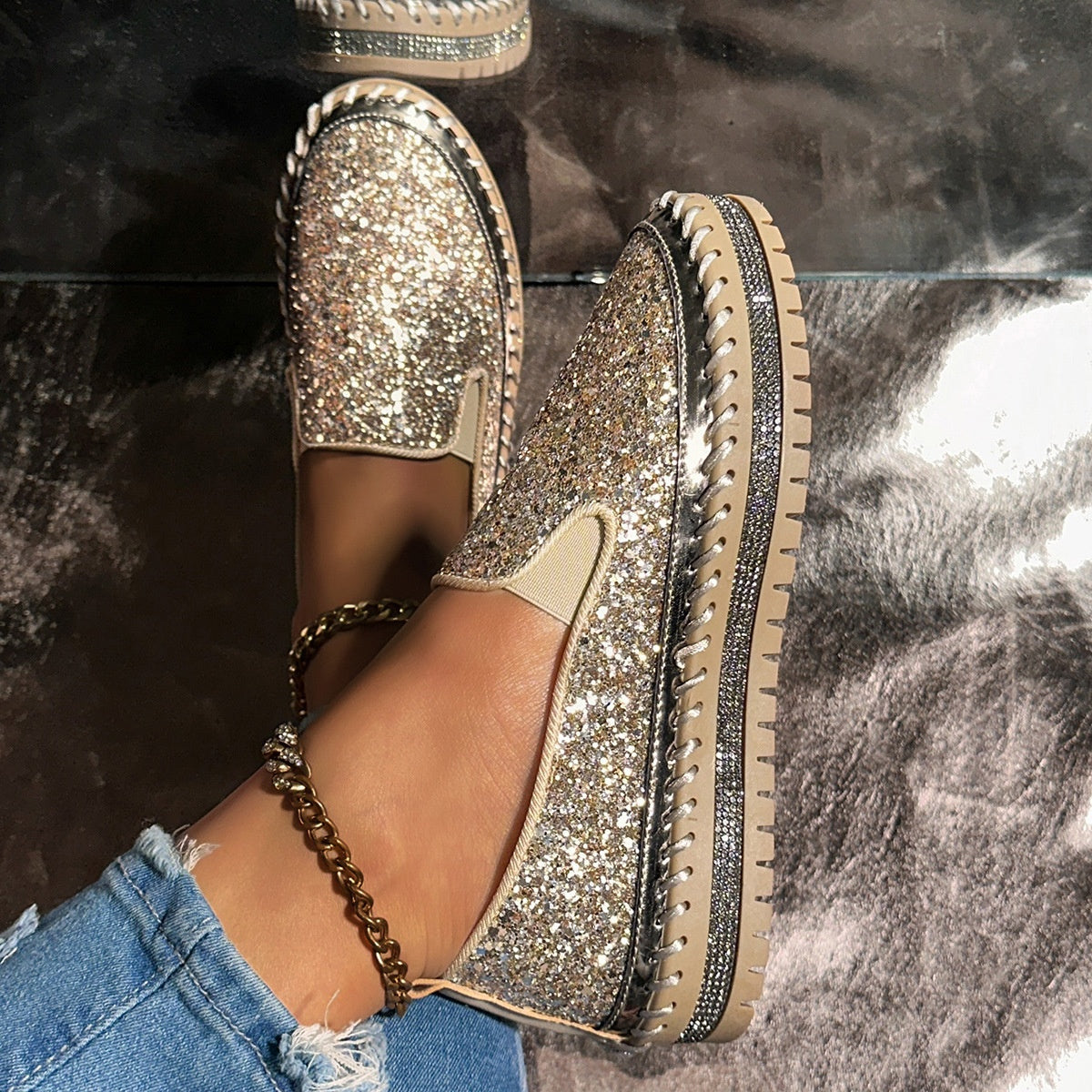 ⏳ 50% de descuento por tiempo limitado ⏰ Zapatos casuales y cómodos sin cordones para mujer ✨🥿
