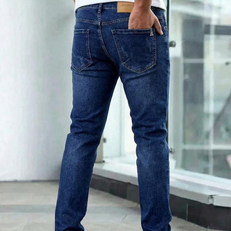 👖 Vaqueros Elásticos Ajustados para Hombre – Estilo Moderno y Comodidad Todo el Día ✨💪
