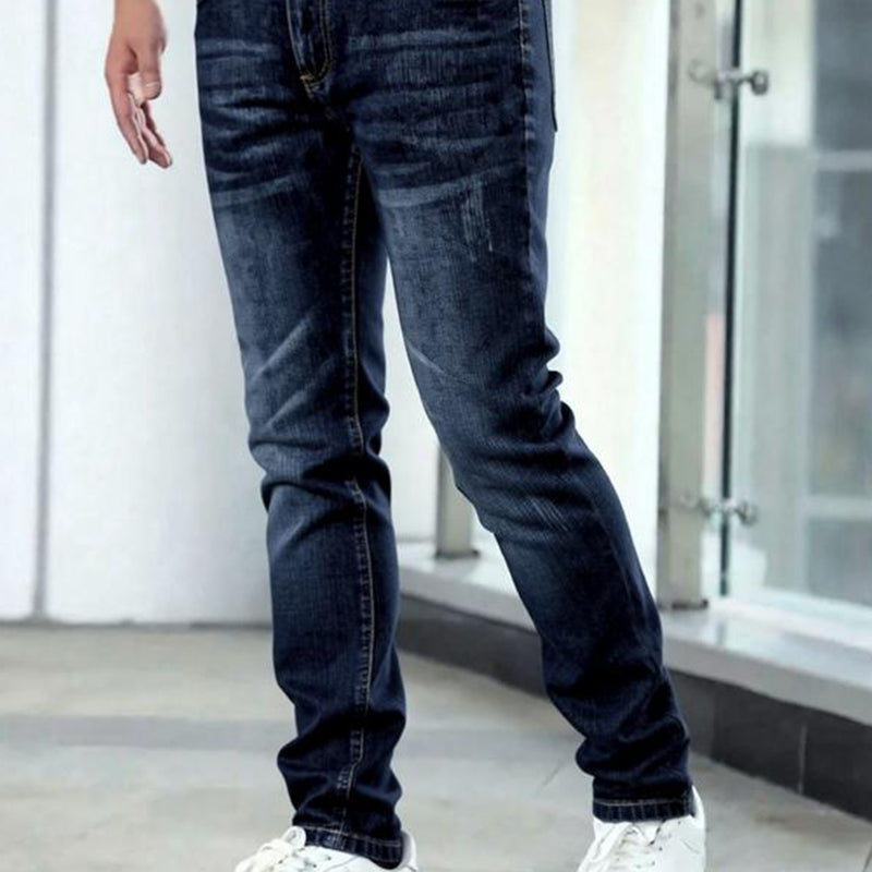 👖 Vaqueros Elásticos Ajustados para Hombre – Estilo Moderno y Comodidad Todo el Día ✨💪