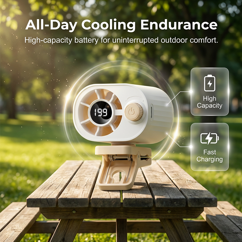 🔥 Refrigerador de aire recargable para exteriores