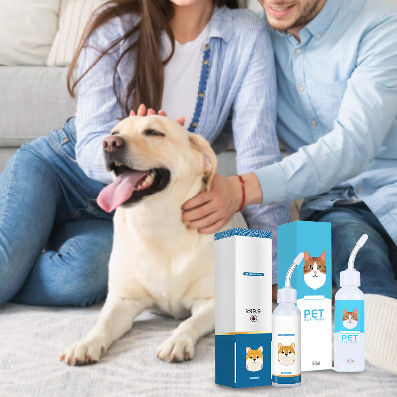 🐶🐱 Limpiador de oídos, alivia la picazón en perros y gatos.