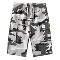 🔥Nueva llegada en oferta🔥 Pantalones Cortos Cargo Camuflaje para Hombre con Cintura de Cordón