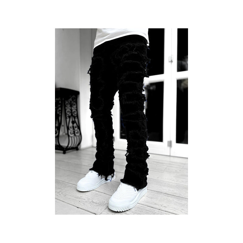 Wash Distressed Slim Fit Jeans