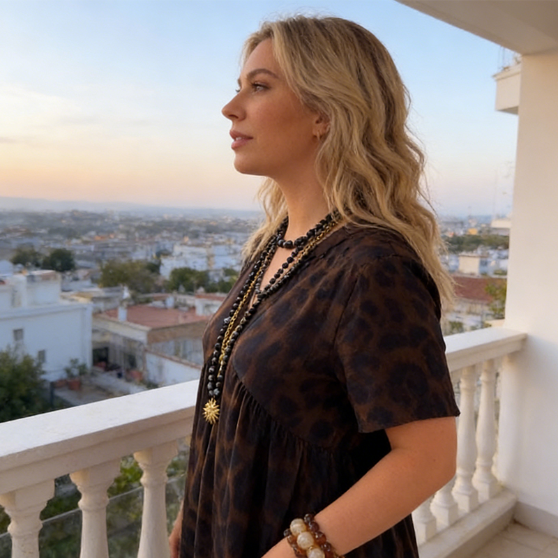 ⏰ ¡Oferta Limitada 50% OFF! 👗 Vestido Largo de Mujer con Escote en V y Estampado de Leopardo – Elegancia y Comodidad Todo el Día 🐆✨