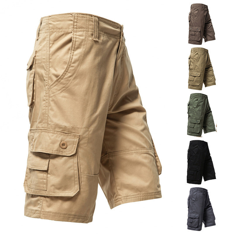 Pantalones cortos cargo casuales para hombre para exteriores ✈️ Compra 2 y obtén envío gratis