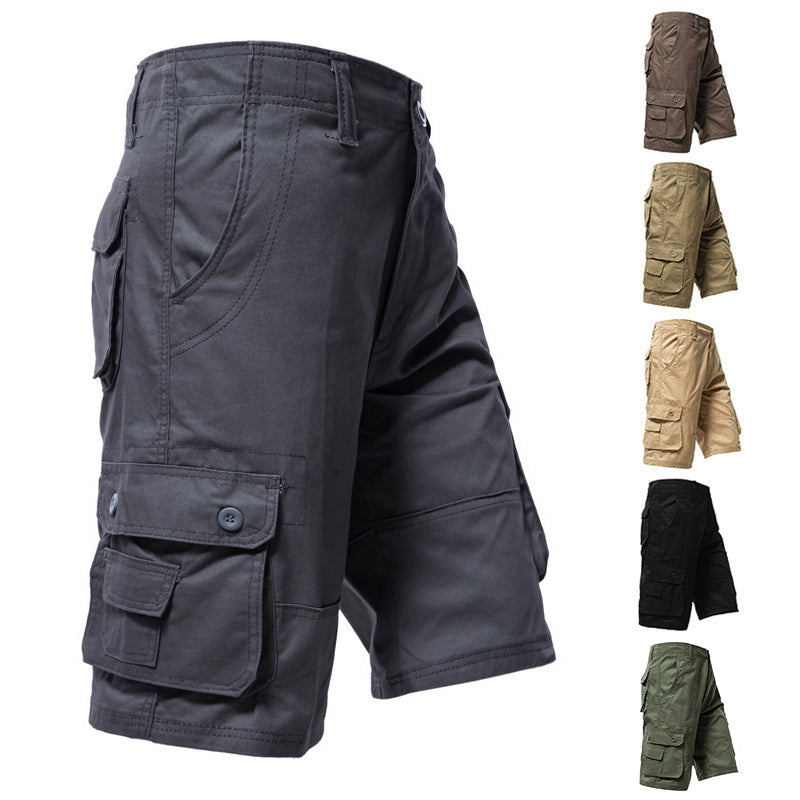 Pantalones cortos cargo casuales para hombre para exteriores ✈️ Compra 2 y obtén envío gratis