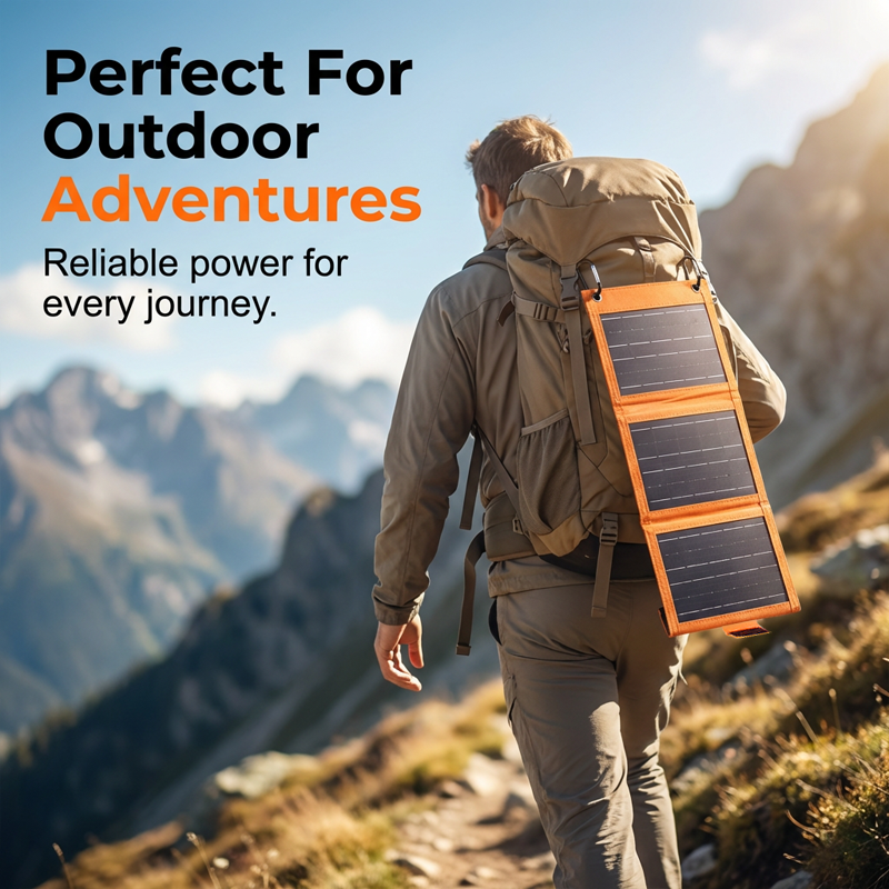 🔋 ¡50% DE DESCUENTO AHORA! ☀️ Panel solar portátil con carga USB: plegable, resistente a la intemperie y perfecto para acampar y aventuras al aire libre 🏕️