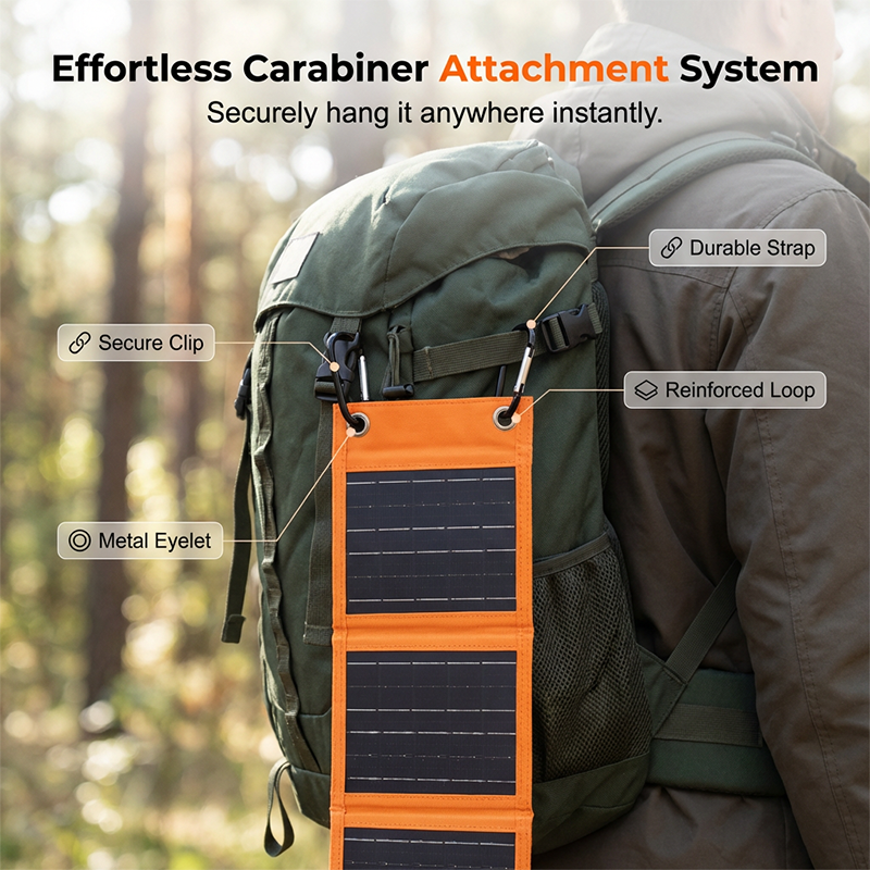 🔋 ¡50% DE DESCUENTO AHORA! ☀️ Panel solar portátil con carga USB: plegable, resistente a la intemperie y perfecto para acampar y aventuras al aire libre 🏕️