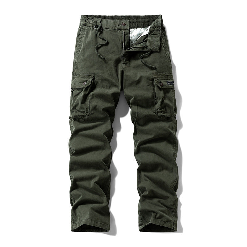 Pantalones tácticos cargo de algodón para hombre
