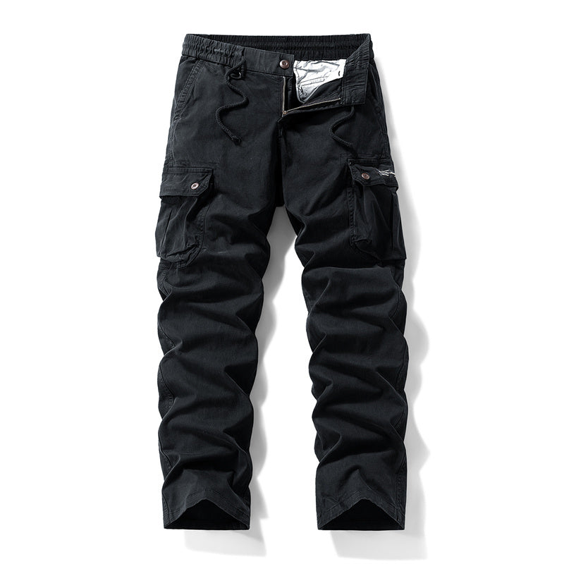Pantalones tácticos cargo de algodón para hombre