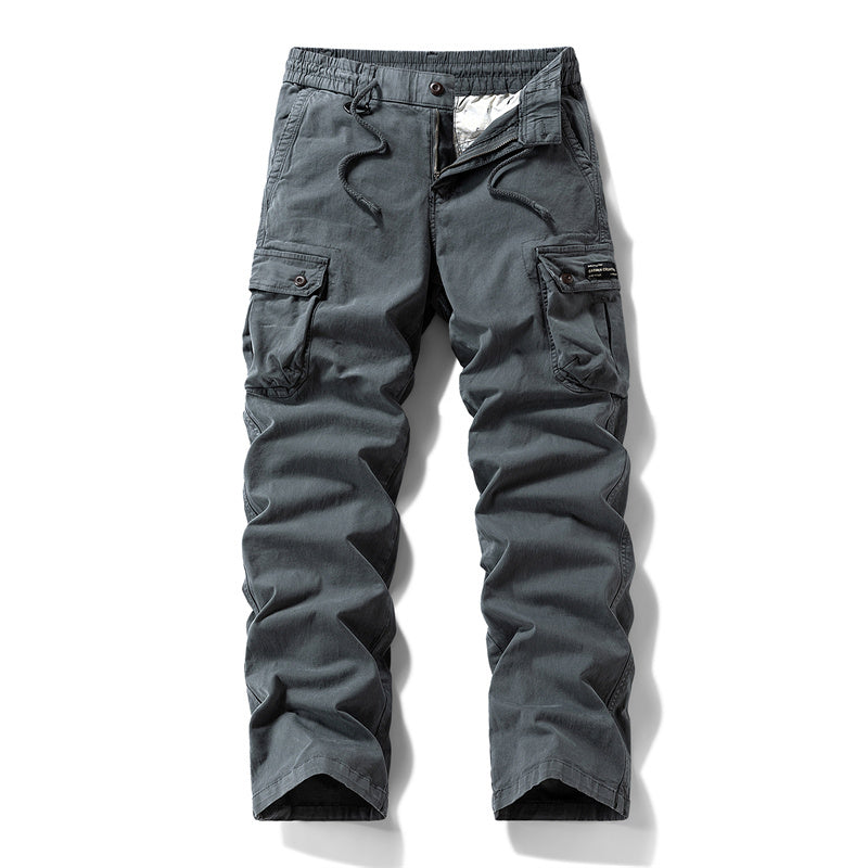 Pantalones tácticos cargo de algodón para hombre