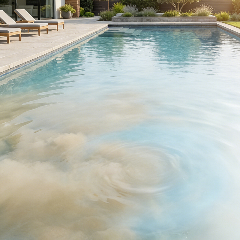 💧 Líquido purificador para piscinas: ¡Agua cristalina, sin complicaciones! ✨ Dile adiós al agua verde y a los químicos agresivos: solo agua pura y fresca en cada baño. 🏊‍♂️💙