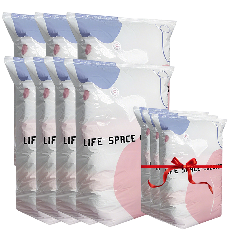⏰🔥 ¡Oferta Especial 50% OFF! 🧳 Bolsas de Compresión al Vacío – Gran Tamaño y Ahorro de Espacio sin Bomba ✨💖