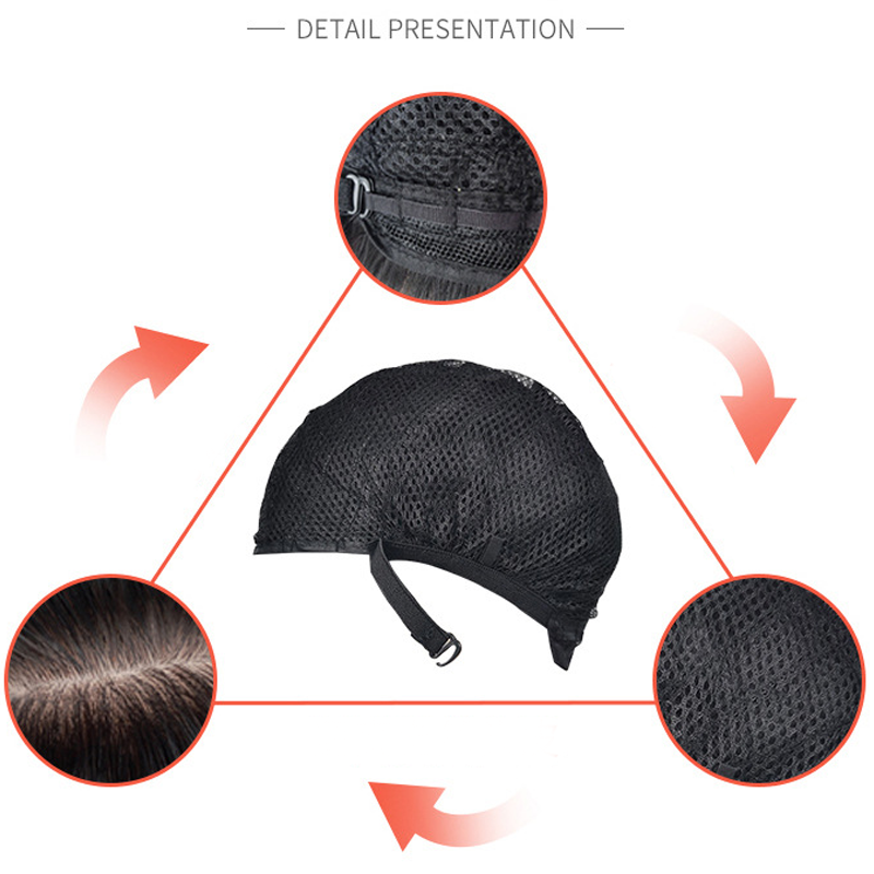 Gorra de béisbol con trenzas integradas