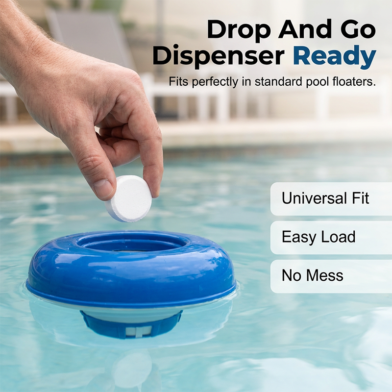 🥳¡OFERTA ESPECIAL 2026!💞💧🛡️ ¡50% de descuento! Tabletas cloradoras para piscinas: transformación instantánea de verde a cristalina. Disolución lenta, bajo mantenimiento. Suaves para la piel y los ojos. El mejor aliado de tu piscina. 🏖️✅