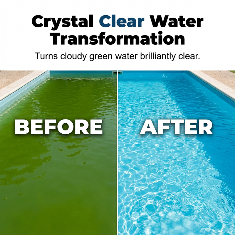 🥳¡OFERTA ESPECIAL 2026!💞💧🛡️ ¡50% de descuento! Tabletas cloradoras para piscinas: transformación instantánea de verde a cristalina. Disolución lenta, bajo mantenimiento. Suaves para la piel y los ojos. El mejor aliado de tu piscina. 🏖️✅