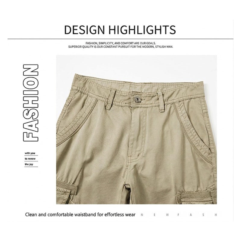 👖 ¡50% DE DESCUENTO AHORA! 🔧 Pantalones cargo tácticos clásicos para hombre: con múltiples bolsillos, resistentes y con puños ajustables. Perfectos para actividades al aire libre y uso diario ✨