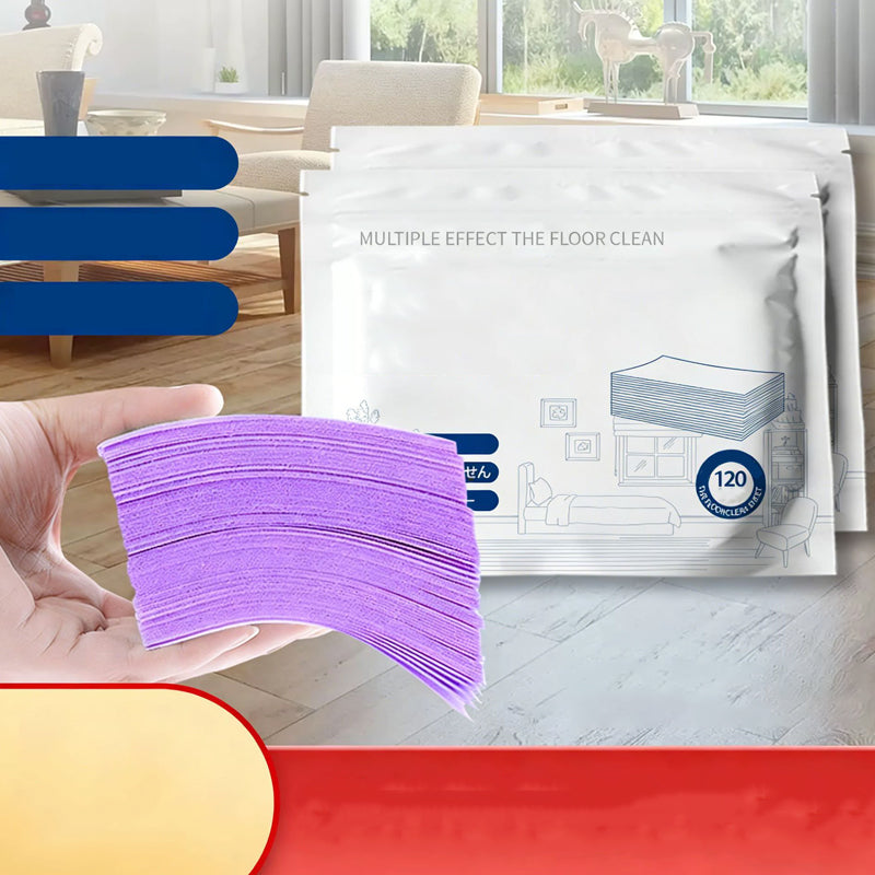 ✨Toallitas para suelos solubles en agua: solo hay que echarlas en agua, sin necesidad de medir. Paquete de 120 toallitas. Tu aliado diario. 🧹💧