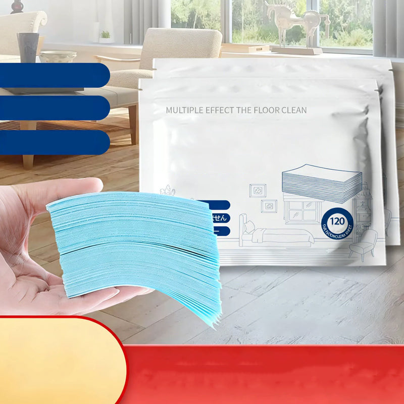 ✨Toallitas para suelos solubles en agua: solo hay que echarlas en agua, sin necesidad de medir. Paquete de 120 toallitas. Tu aliado diario. 🧹💧