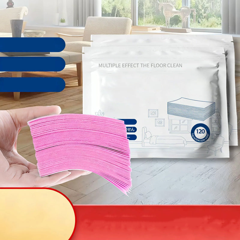 ✨Toallitas para suelos solubles en agua: solo hay que echarlas en agua, sin necesidad de medir. Paquete de 120 toallitas. Tu aliado diario. 🧹💧