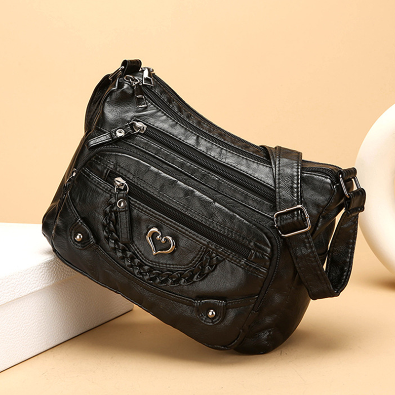 👜 ¡OFERTA POR TIEMPO LIMITADO 50% DE DESCUENTO! ✨ Bolso Cruzado de Mujer – Piel PU Suave, 4 Colores, Multibolsillos ✨