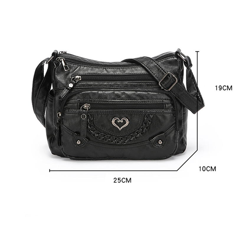 👜 ¡OFERTA POR TIEMPO LIMITADO 50% DE DESCUENTO! ✨ Bolso Cruzado de Mujer – Piel PU Suave, 4 Colores, Multibolsillos ✨