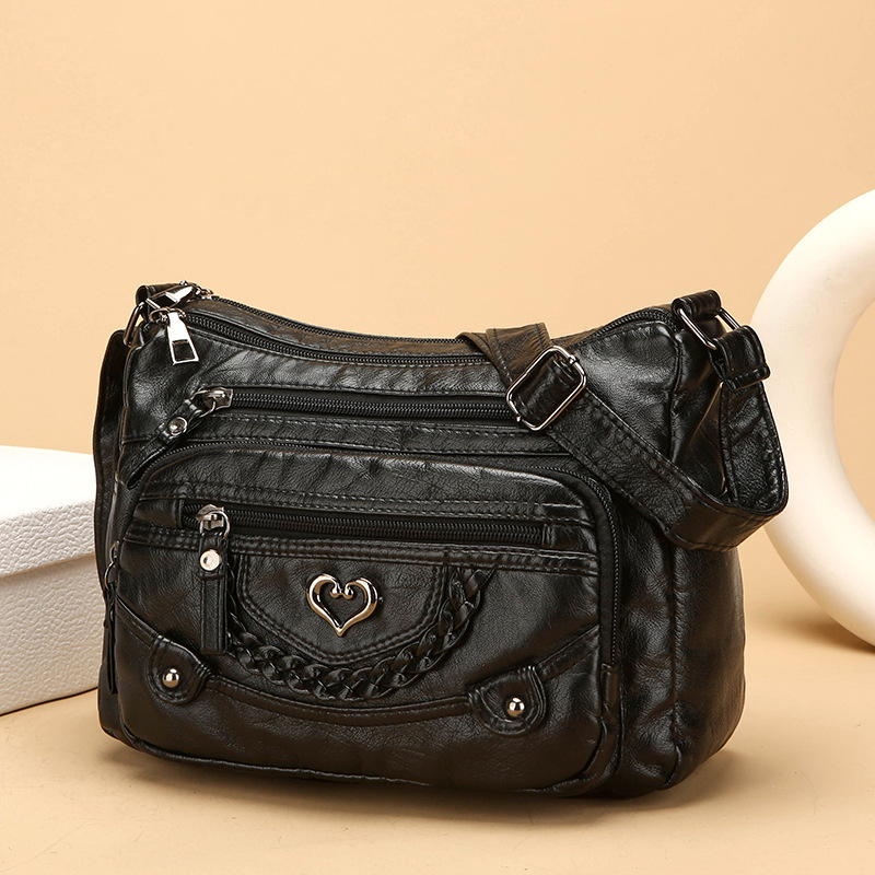 👜 ¡OFERTA POR TIEMPO LIMITADO 50% DE DESCUENTO! ✨ Bolso Cruzado de Mujer – Piel PU Suave, 4 Colores, Multibolsillos ✨