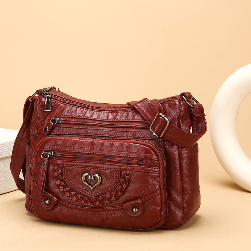 👜 ¡OFERTA POR TIEMPO LIMITADO 50% DE DESCUENTO! ✨ Bolso Cruzado de Mujer – Piel PU Suave, 4 Colores, Multibolsillos ✨