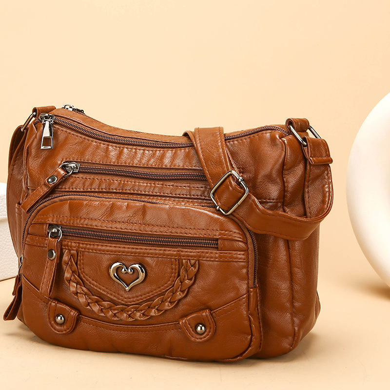 👜 ¡OFERTA POR TIEMPO LIMITADO 50% DE DESCUENTO! ✨ Bolso Cruzado de Mujer – Piel PU Suave, 4 Colores, Multibolsillos ✨