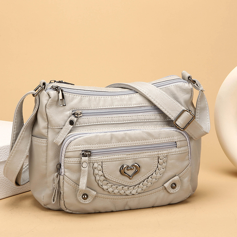 👜 ¡OFERTA POR TIEMPO LIMITADO 50% DE DESCUENTO! ✨ Bolso Cruzado de Mujer – Piel PU Suave, 4 Colores, Multibolsillos ✨