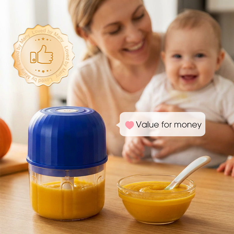 Mini Picadora Eléctrica de Alimentos Eficiente e Inalámbrica