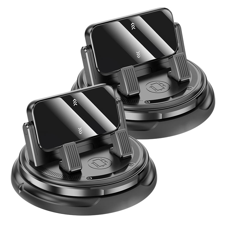 Soporte para teléfono móvil con rotación de 360° para salpicadero de coche