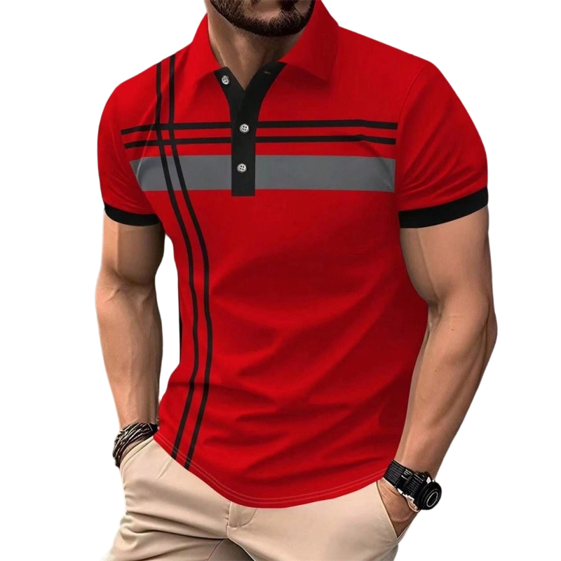 👕Camiseta🌿 de manga corta de manga corta de hombre con cuello
