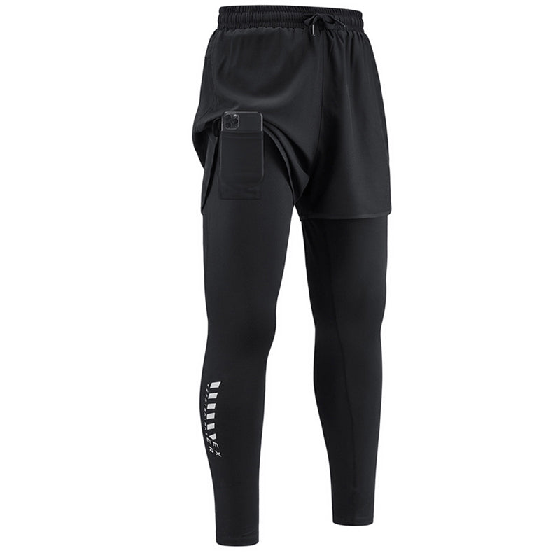📢📢¡50% DE DESCUENTO! ⏰Mallas de correr 2 en 1 para hombres con pantalones cortos