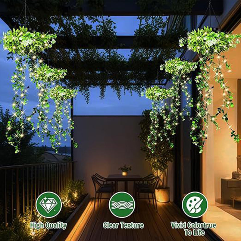 Luz de césped colgante de Milán alimentada por energía solar