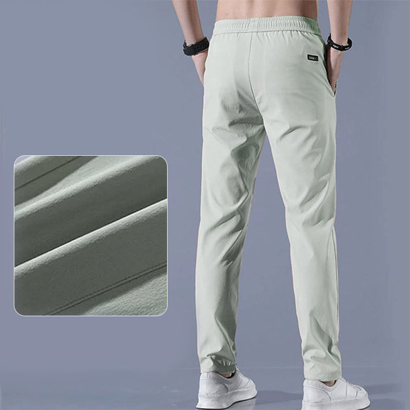 🏃‍♂️ ¡OFERTA LIMITADA 50% OFF! ✨ Pantalones de Chándal de Seda de Hielo para Hombre – Secado Rápido, Corte Holgado, Ultraligeros ❄️