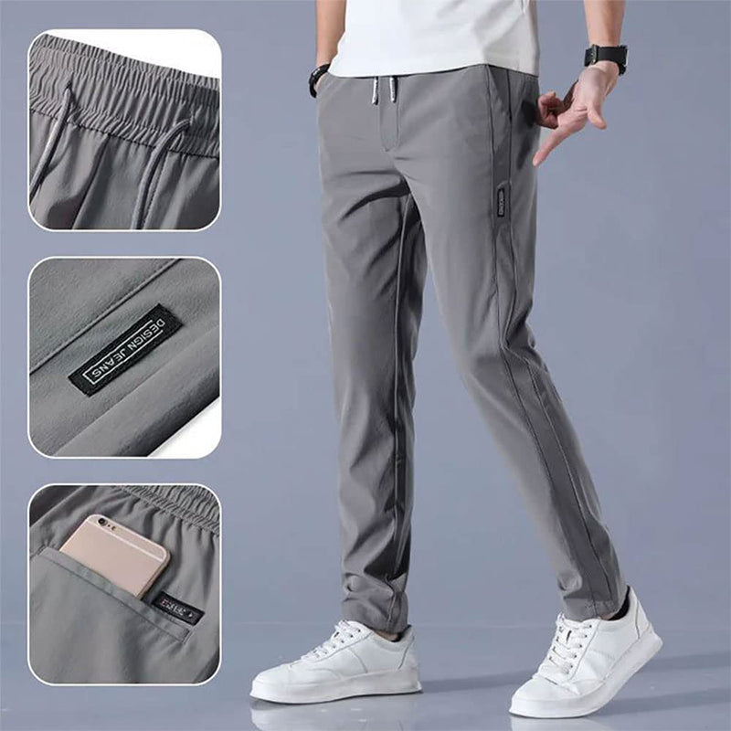 🏃‍♂️ ¡OFERTA LIMITADA 50% OFF! ✨ Pantalones de Chándal de Seda de Hielo para Hombre – Secado Rápido, Corte Holgado, Ultraligeros ❄️