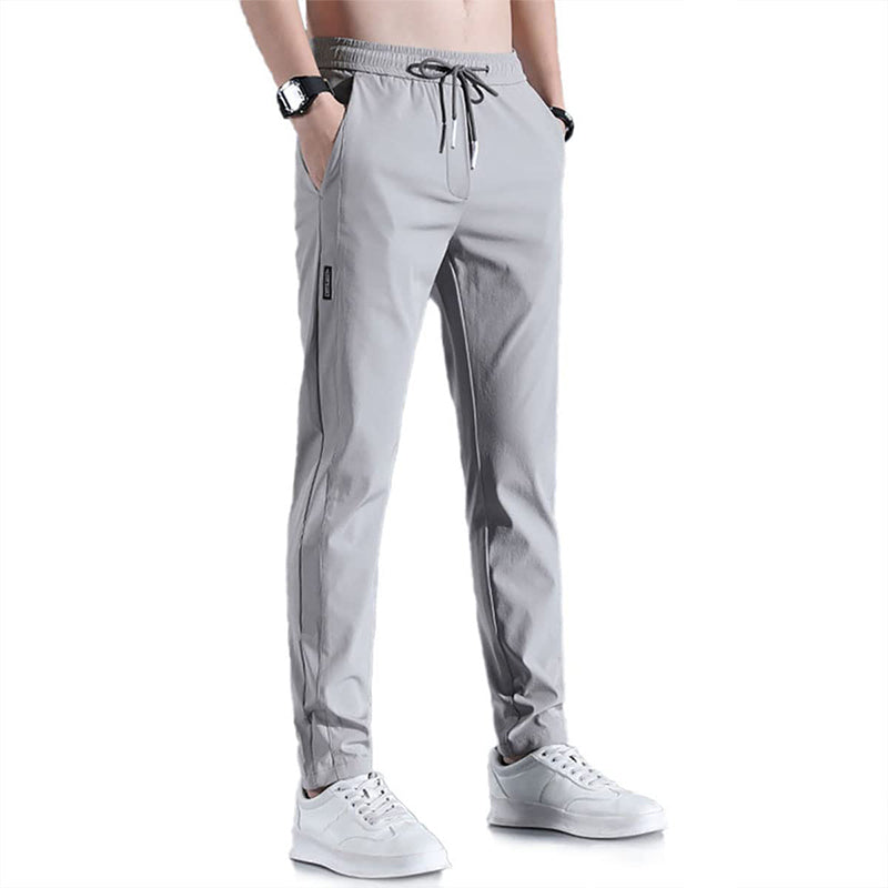 🏃‍♂️ ¡OFERTA LIMITADA 50% OFF! ✨ Pantalones de Chándal de Seda de Hielo para Hombre – Secado Rápido, Corte Holgado, Ultraligeros ❄️