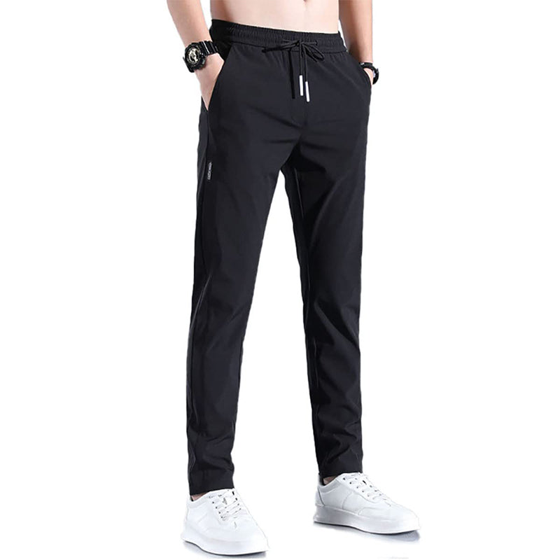 🏃‍♂️ ¡OFERTA LIMITADA 50% OFF! ✨ Pantalones de Chándal de Seda de Hielo para Hombre – Secado Rápido, Corte Holgado, Ultraligeros ❄️